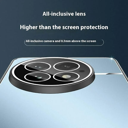 For OnePlus 13 Case PC+TPU Matte Back Phone Cover with Lens Film