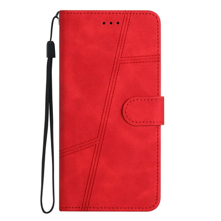 For OnePlus 13 Case Flip Leather Retro Phone Cover Lines Imprinted