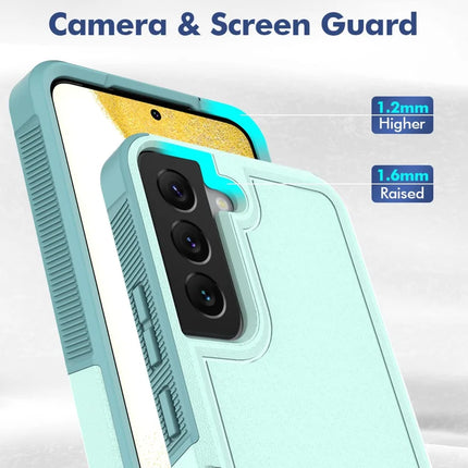For Samsung Galaxy S22 5G Case 2-in-1 PC+TPU Shockproof Phone Cover