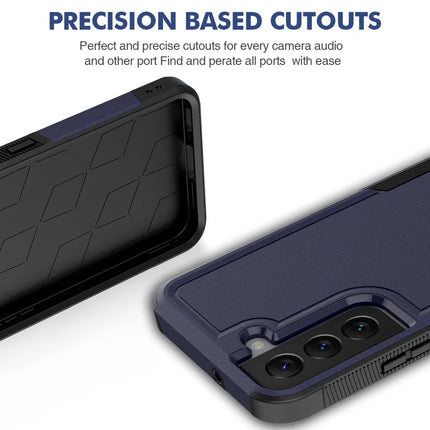 For Samsung Galaxy S22 5G Case 2-in-1 PC+TPU Shockproof Phone Cover
