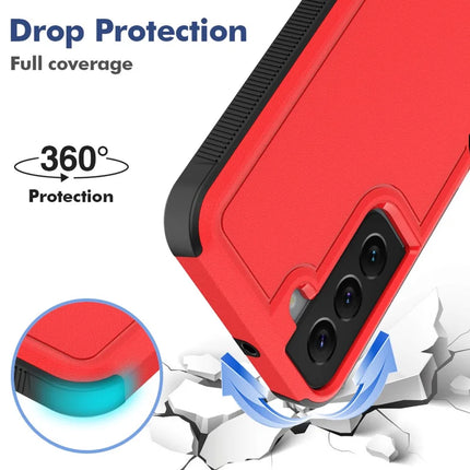 For Samsung Galaxy S22 5G Case 2-in-1 PC+TPU Shockproof Phone Cover