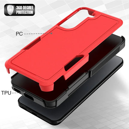 For Samsung Galaxy S22 5G Case 2-in-1 PC+TPU Shockproof Phone Cover
