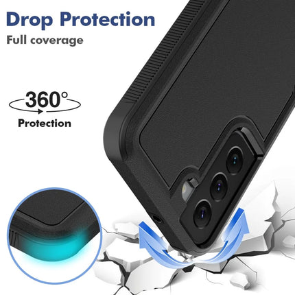 For Samsung Galaxy S22 5G Case 2-in-1 PC+TPU Shockproof Phone Cover