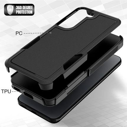 For Samsung Galaxy S22 5G Case 2-in-1 PC+TPU Shockproof Phone Cover