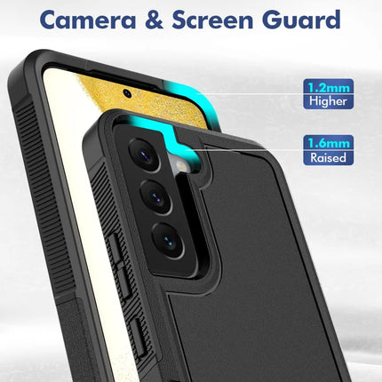 For Samsung Galaxy S22 5G Case 2-in-1 PC+TPU Shockproof Phone Cover