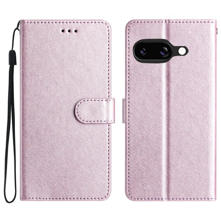 For Google Pixel 9a Wallet Case Leather Folio Phone Cover Magnetic Clasp - Light Purple