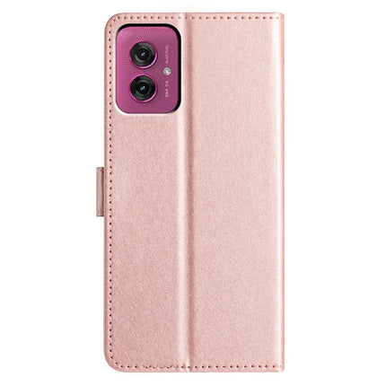 For Motorola Moto G55 5G Wallet Case Leather Folio Phone Cover Magnetic Clasp