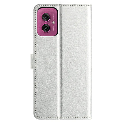 For Motorola Moto G55 5G Wallet Case Leather Folio Phone Cover Magnetic Clasp