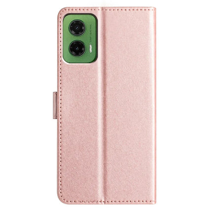 For Motorola Moto G35 5G Wallet Case Leather Folio Phone Cover Magnetic Clasp