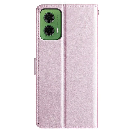For Motorola Moto G35 5G Wallet Case Leather Folio Phone Cover Magnetic Clasp