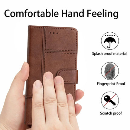 For Honor 200 Smart 5G  /  X7c 4G Case Line Imprinted PU Leather Wallet Phone Cover