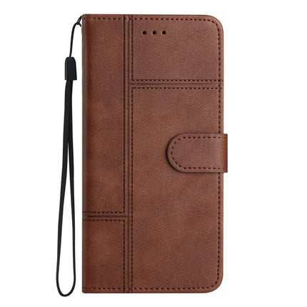 For Honor 200 Smart 5G  /  X7c 4G Case Line Imprinted PU Leather Wallet Phone Cover