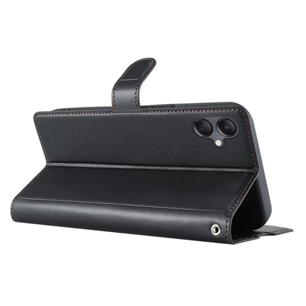 For Samsung Galaxy A06 Case Dots Imprinted PU Leather Flip Phone Cover with Card Slot, Strap
