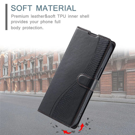 For Samsung Galaxy A06 Case Dots Imprinted PU Leather Flip Phone Cover with Card Slot, Strap