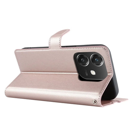 Leather Case for Oppo A3x 4G / 5G (India) / A3 4G / A3 5G / A60 5G / A40 4G Phone Cover with Card Slot, Strap