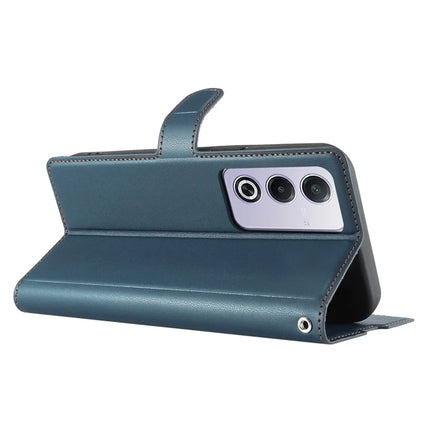 Leather Case for Oppo A80 5G / A3 Pro (India) 5G / A3 Pro (Global) 5G / K12x 5G (India) Phone Cover with Card Slot, Strap