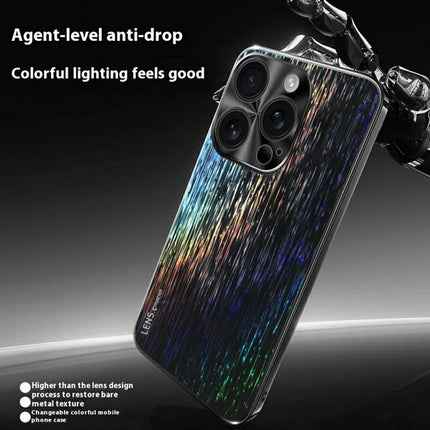 For iPhone 16 Pro Max Colorful Phone Case Ultra Slim Dropproof Hard PC Back Cover