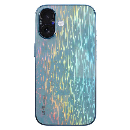 For iPhone 16 Plus Colorful Phone Case Ultra Slim Dropproof Hard PC Back Cover - Sky Blue