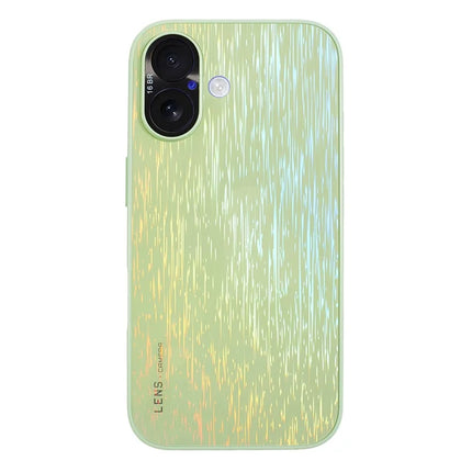 For iPhone 16 Plus Colorful Phone Case Ultra Slim Dropproof Hard PC Back Cover - Green