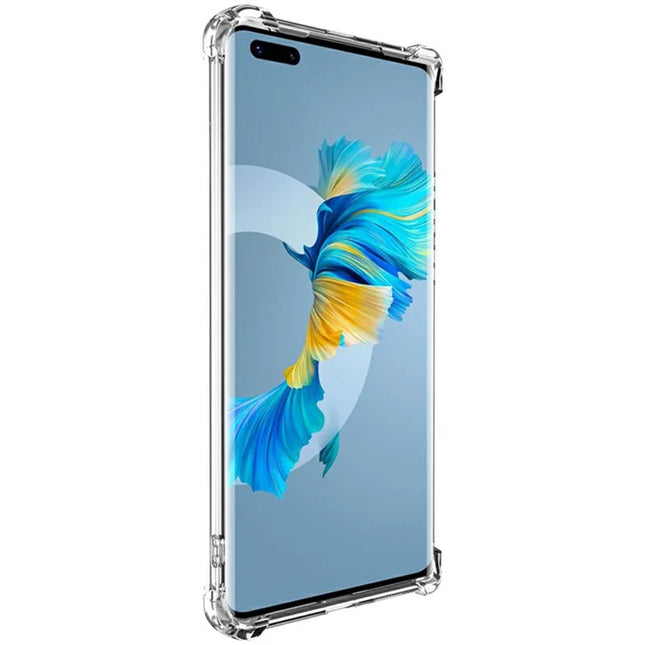 IMAK UX-4 Series for Huawei Mate 40 Pro 5G Clear Phone Case Four Corner Shockproof TPU Back Cover