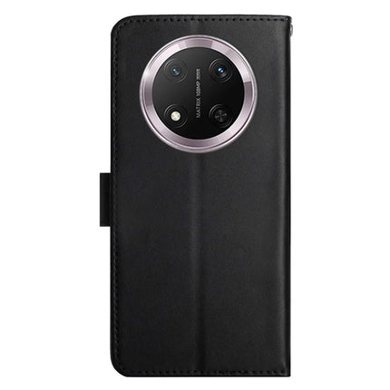 HT02 For Honor Magic7 Lite 5G / X9c 5G / X60 Pro 5G Case Genuine Cow Leather Phone Cover Nappa Texture