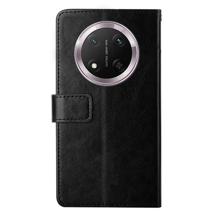 HT01 For Honor Magic7 Lite 5G / X9c 5G / X60 Pro 5G Case Y-Shaped Lines Imprint Leather Phone Cover