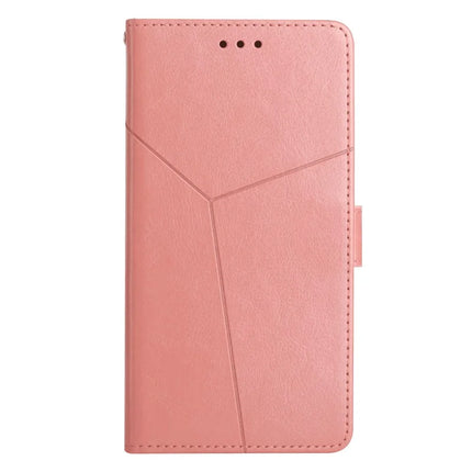 HT01 For Honor Magic7 Lite 5G / X9c 5G / X60 Pro 5G Y-Shaped Lines Imprint Leather Phone Cover