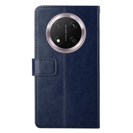HT01 For Honor Magic7 Lite 5G / X9c 5G / X60 Pro 5G Case Y-Shaped Lines Imprint Leather Phone Cover