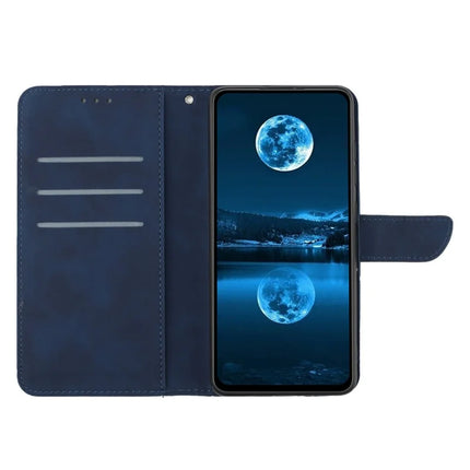 HT05 For Honor Magic7 Lite 5G / X9c 5G / X60 Pro 5G Case Leather Imprinted Lines Phone Cover with Card Holder