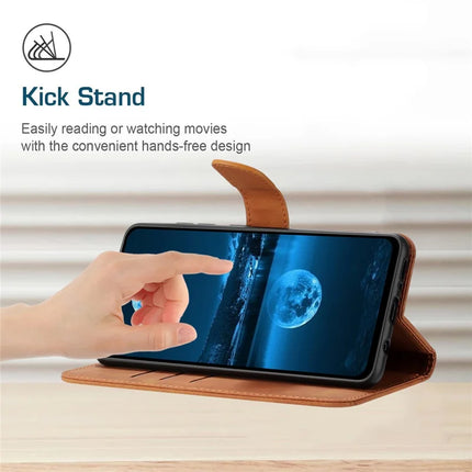 HT05 For Honor Magic7 Lite 5G / X9c 5G / X60 Pro 5G Case Leather Imprinted Lines Phone Cover with Card Holder