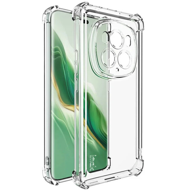 IMAK UX-4 Series for Honor Magic6 Pro 5G Clear Phone Case Four Corner Shockproof TPU Back Cover