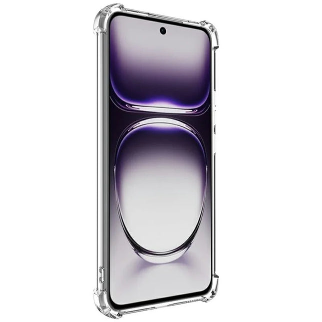 IMAK UX-4 Series for Oppo Reno12 5G (Global) Clear Phone Case Four Corner Shockproof TPU Back Cover
