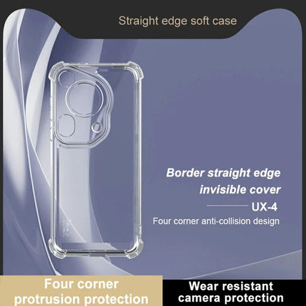 IMAK UX-4 Series Clear Phone Case for Huawei Pura 70 Ultra Four Corner Shockproof TPU Back Cover