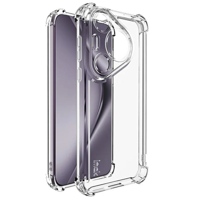 IMAK UX-4 Series Clear Phone Case for Huawei Pura 70 Pro+  /  70 Pro Four Corner Shockproof TPU Back Cover