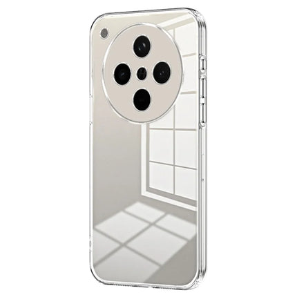 For Oppo Find X8 5G Case Electroplating Frame Soft TPU Phone Cover - Transparent