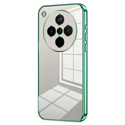For Oppo Find X8 5G Case Electroplating Frame Soft TPU Phone Cover - Green