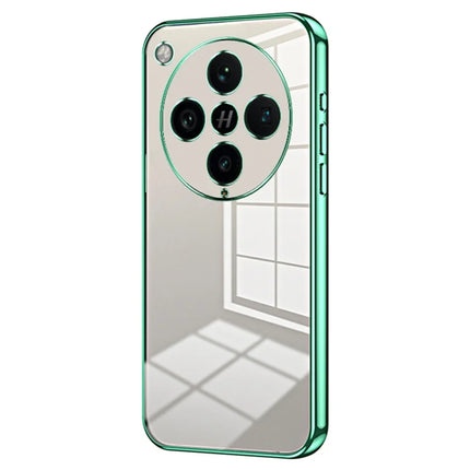 For Oppo Find X8 Pro 5G Case Electroplating Frame Soft TPU Phone Cover - Green