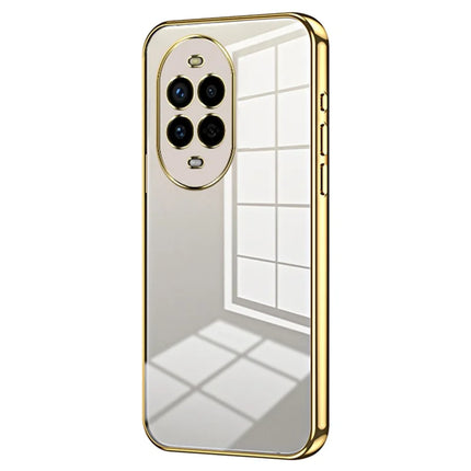 For Huawei nova 13 Pro 5G Case Electroplating Frame Soft TPU Phone Cover - Gold