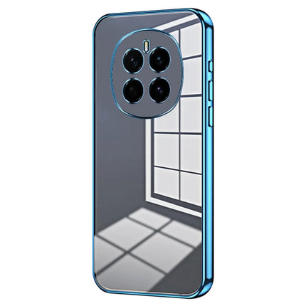 For Honor Magic7 5G Case Electroplating Frame Soft TPU Phone Cover - Blue