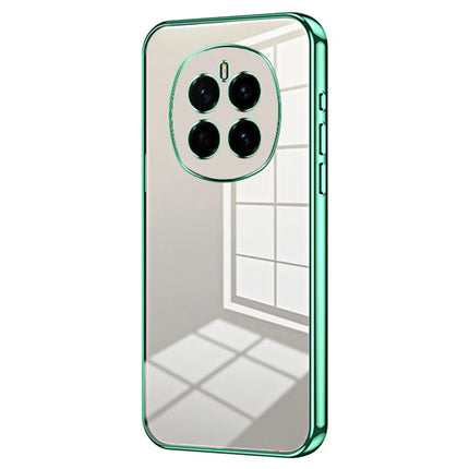 For Honor Magic7 5G Case Electroplating Frame Soft TPU Phone Cover - Green