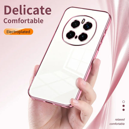 For Honor Magic7 Pro 5G Case Electroplating Frame Soft TPU Phone Cover