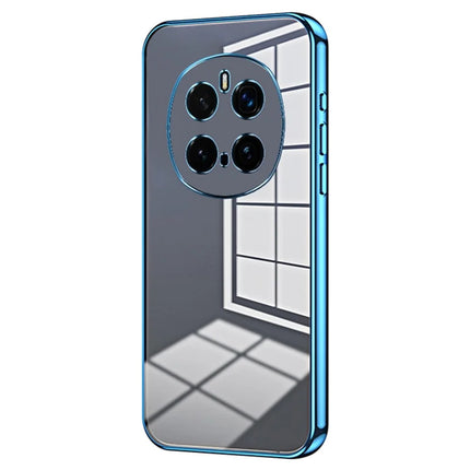 For Honor Magic7 Pro 5G Case Electroplating Frame Soft TPU Phone Cover - Blue