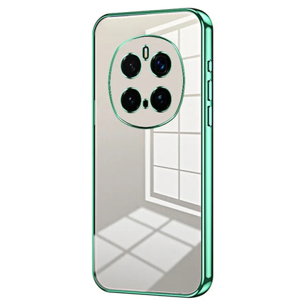 For Honor Magic7 Pro 5G Case Electroplating Frame Soft TPU Phone Cover - Green