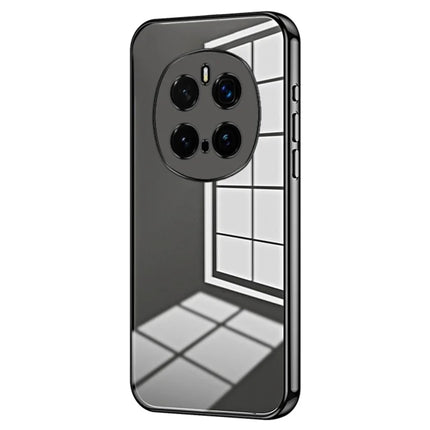 For Honor Magic7 Pro 5G Case Electroplating Frame Soft TPU Phone Cover - Black