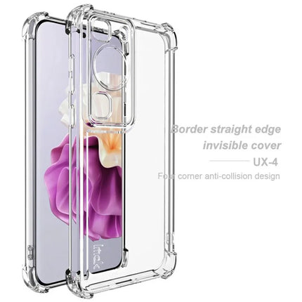 IMAK UX-4 Series Clear Phone Case for Huawei P60 Pro  /  P60 Four Corner Shockproof TPU Back Cover