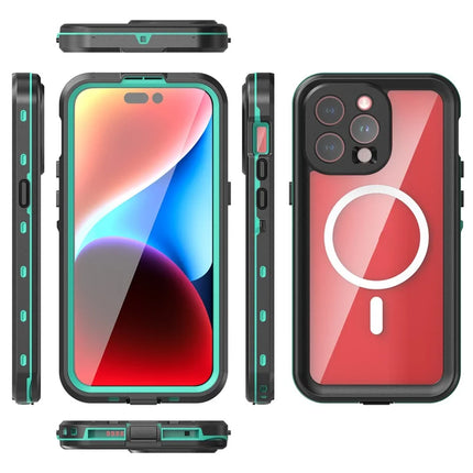 REDPEPPER Dot+ Series For iPhone 15 Pro Max Phone Case Compatible with MagSafe IP68 Waterproof Clear Phone Cover