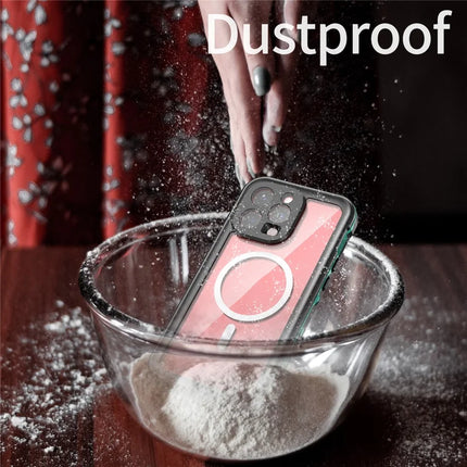 REDPEPPER Dot+ Series For iPhone 15 Pro Max Phone Case Compatible with MagSafe IP68 Waterproof Clear Phone Cover