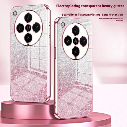 For Oppo Find X8 Pro 5G Case Electroplating Gradient Glitter TPU Phone Cover