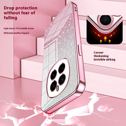 For Honor Magic7 5G Case Electroplating Gradient Glitter TPU Phone Cover