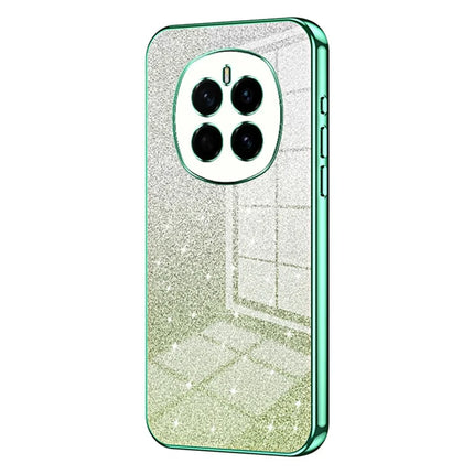 For Honor Magic7 5G Case Electroplating Gradient Glitter TPU Phone Cover - Green